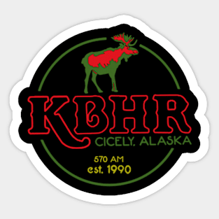 kbhr northern exposure Sticker